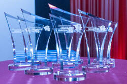 Acryl Pokale zum Ehrenamtspreis des LSVS