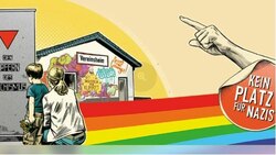 Kampagnenplakat Kein Platz für Nazis