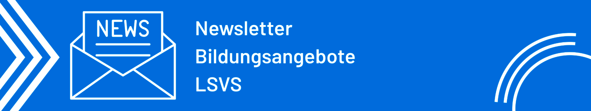 Werbebanner Newsletter Bildungswerk