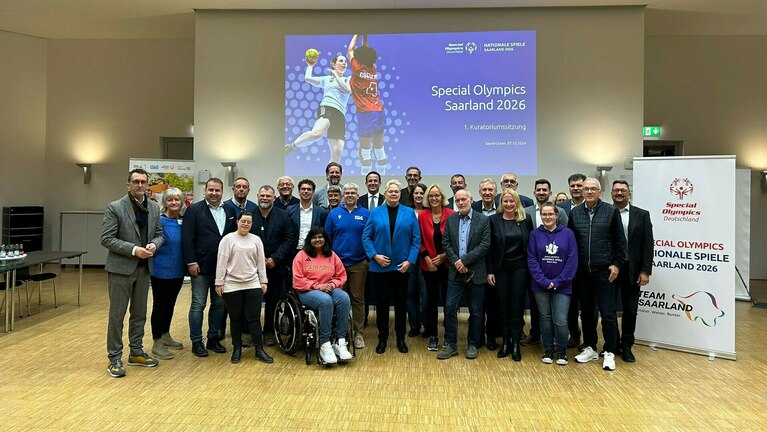 Gruppenfoto Special Olympics